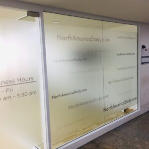 สติกเกอร์ติดกระจกฝ้า