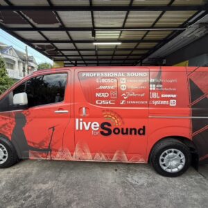 สติ๊กเกอร์โฆษณาติดรถ