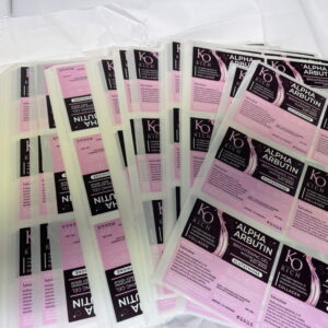 ฉลากสบู่และเครื่องสำอางค์