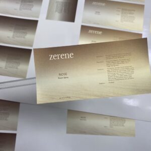 รับทำฉลากสบู่และเครื่องสำอางค์