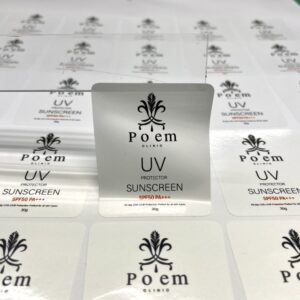 รับทำฉลากสบู่และเครื่องสำอางค์