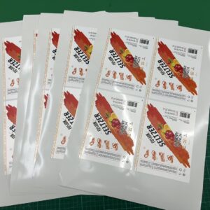 ฉลากสินค้าน้ำผลไม้ ติดบรรจุภัณฑ์