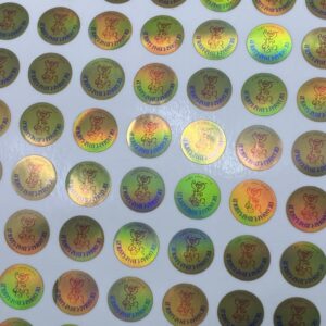 พิมพ์ฉลากกันปลอมแบบโฮโลแกรม