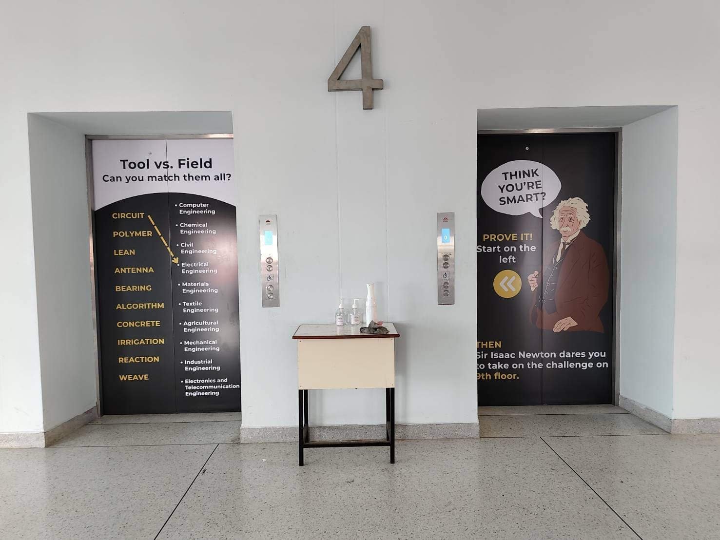 วอลเปเปอร์สั่งพิมพ์ติดผนังลิฟท์