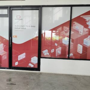 สติ๊กเกอร์ซีทรูพิมพ์ลาย