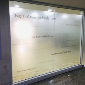 สติ๊กเกอร์ติดกระจกฝ้า