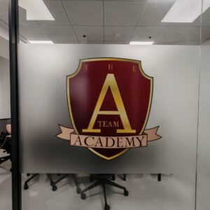 สติ๊กเกอร์ติดกระจกออฟฟิศ