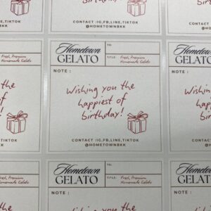 สติ๊กเกอร์ติดบรรจุภัณฑ์ แบบติดแน่นพิเศษ