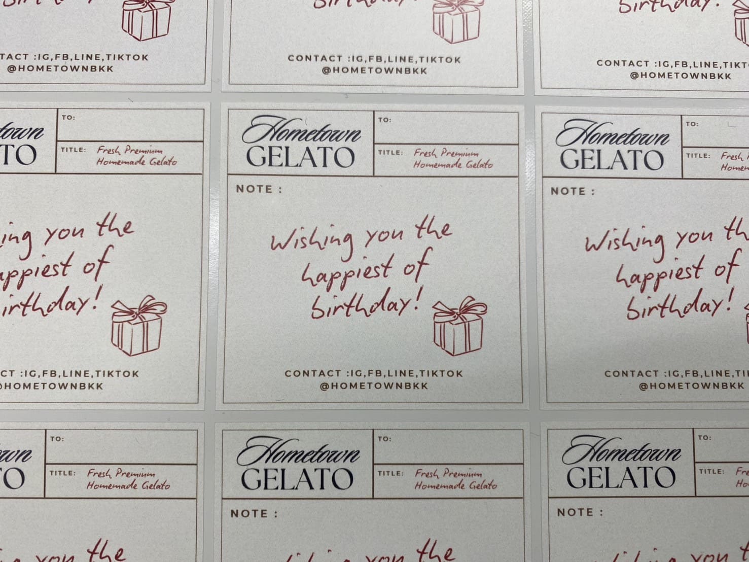 สติ๊กเกอร์ติดบรรจุภัณฑ์ แบบติดแน่นพิเศษ