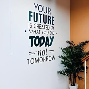 รับทำสติ๊กเกอร์ติดผนังตกแต่งร้าน