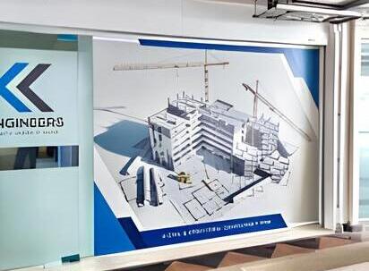 สติ๊กเกอร์ติดผนังโฆษณา