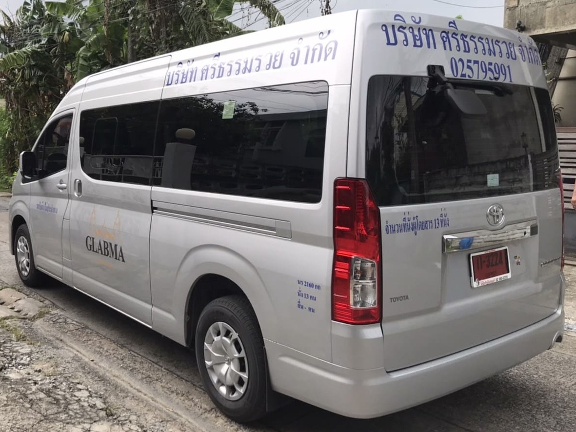 สติ๊กเกอร์ติดรถตู้ขนส่งผู้โดยสาร