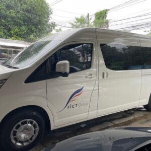 สติ๊กเกอร์ติดรถตู้โฆษณา