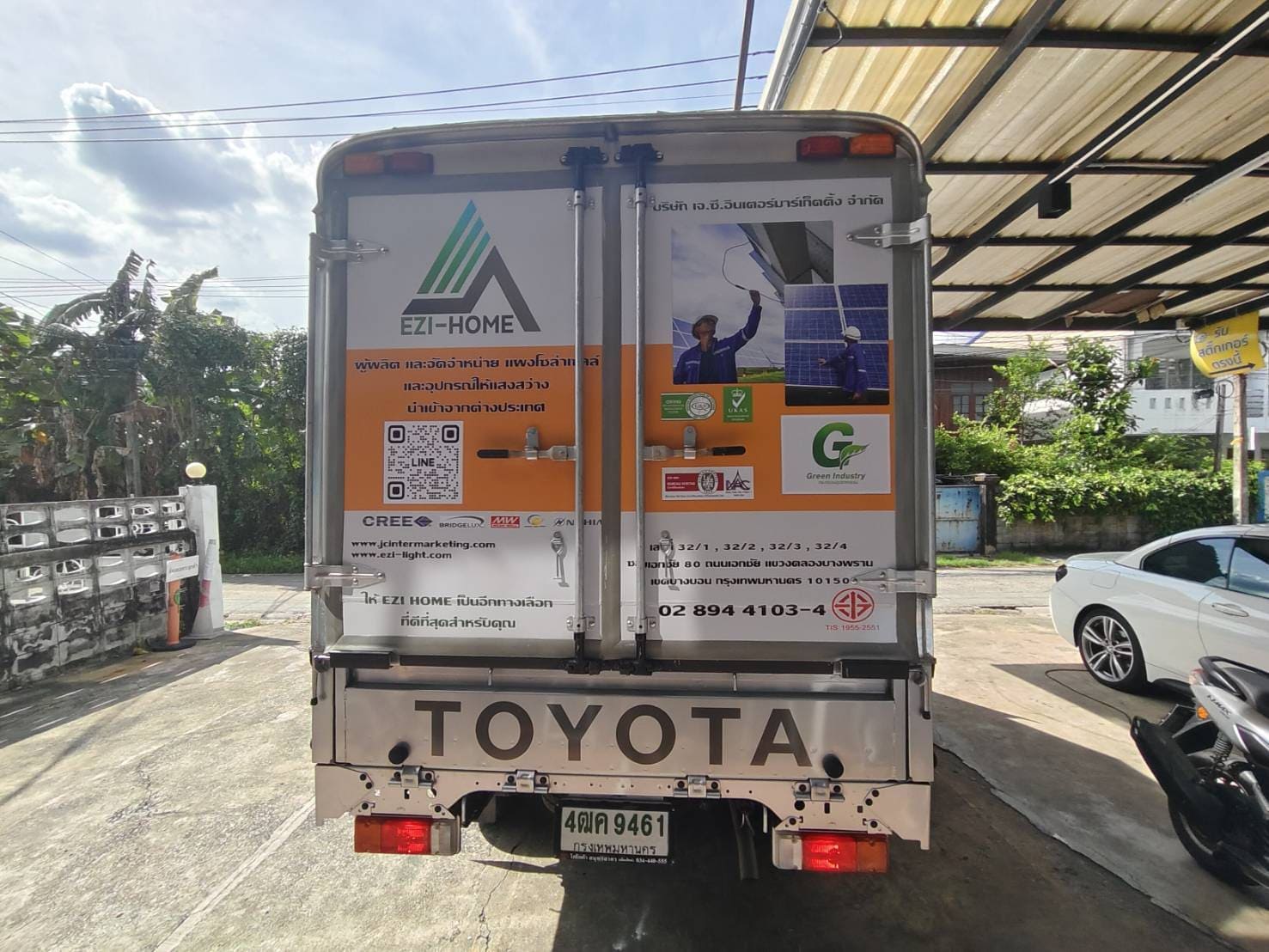 สติ๊กเกอร์ติดรถบริษัทชั่วคราว ไม่ทิ้งคราบกาว