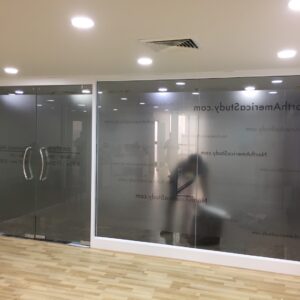 สติ๊กเกอร์ฝ้าติดกระจก