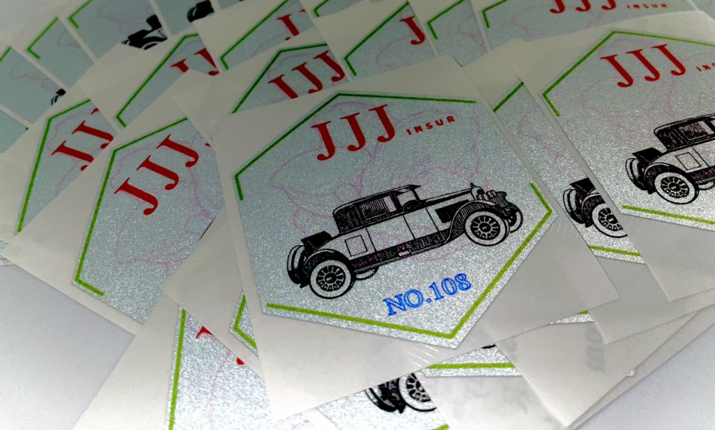 สติ๊กเกอร์สะท้อนแสงติดรถบริษัท