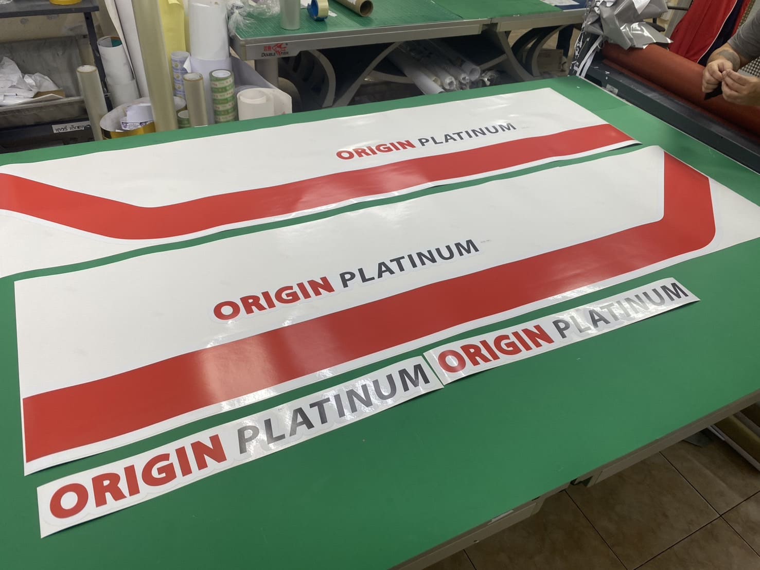 สั่งทำ sticker ไดคัท ขนาดใหญ่