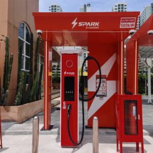 สติ๊กเกอร์ติดตู้ชาร์จรถ EV