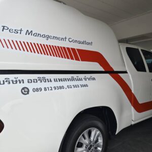 ตัดสติ๊กเกอร์ติดรถบริษัท