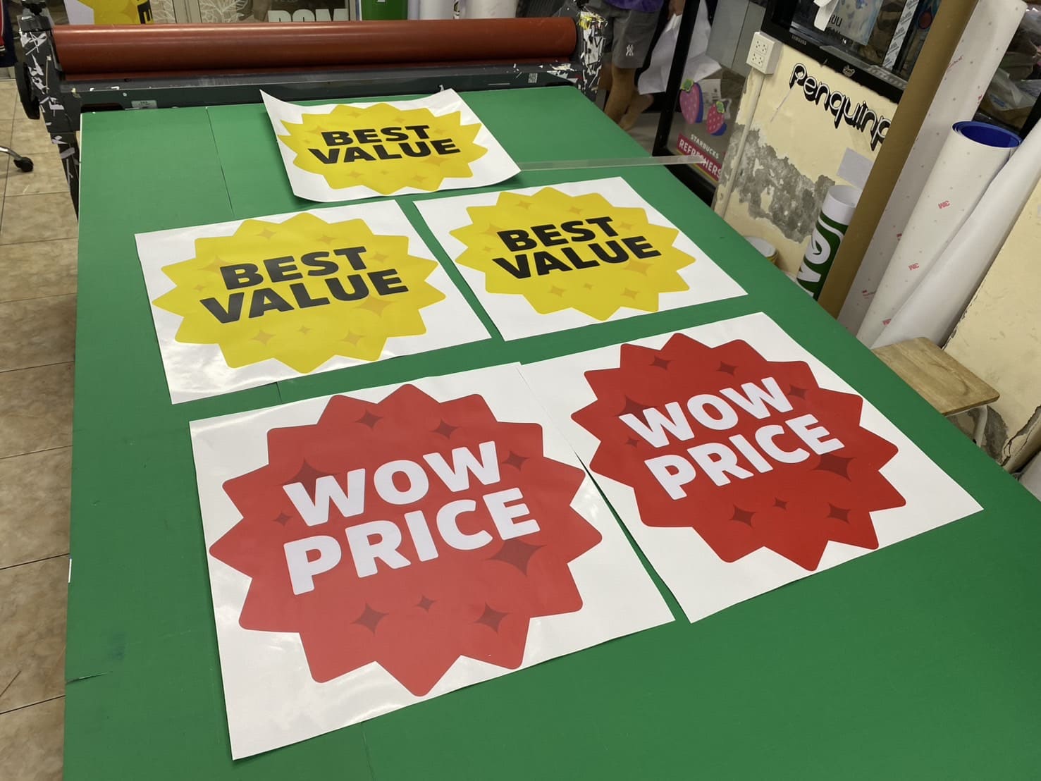 ร้านตัดสติ๊กเกอร์ PVC ไดคัทใกล้ฉัน 