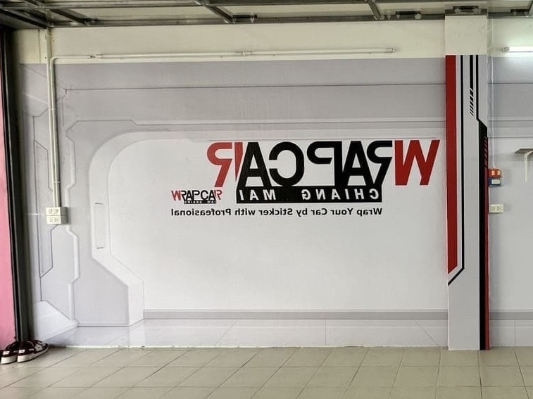 ร้านทําสติ๊กเกอร์ไดคัทติดปูน