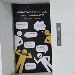 สติ๊กเกอร์ติดลิฟท์