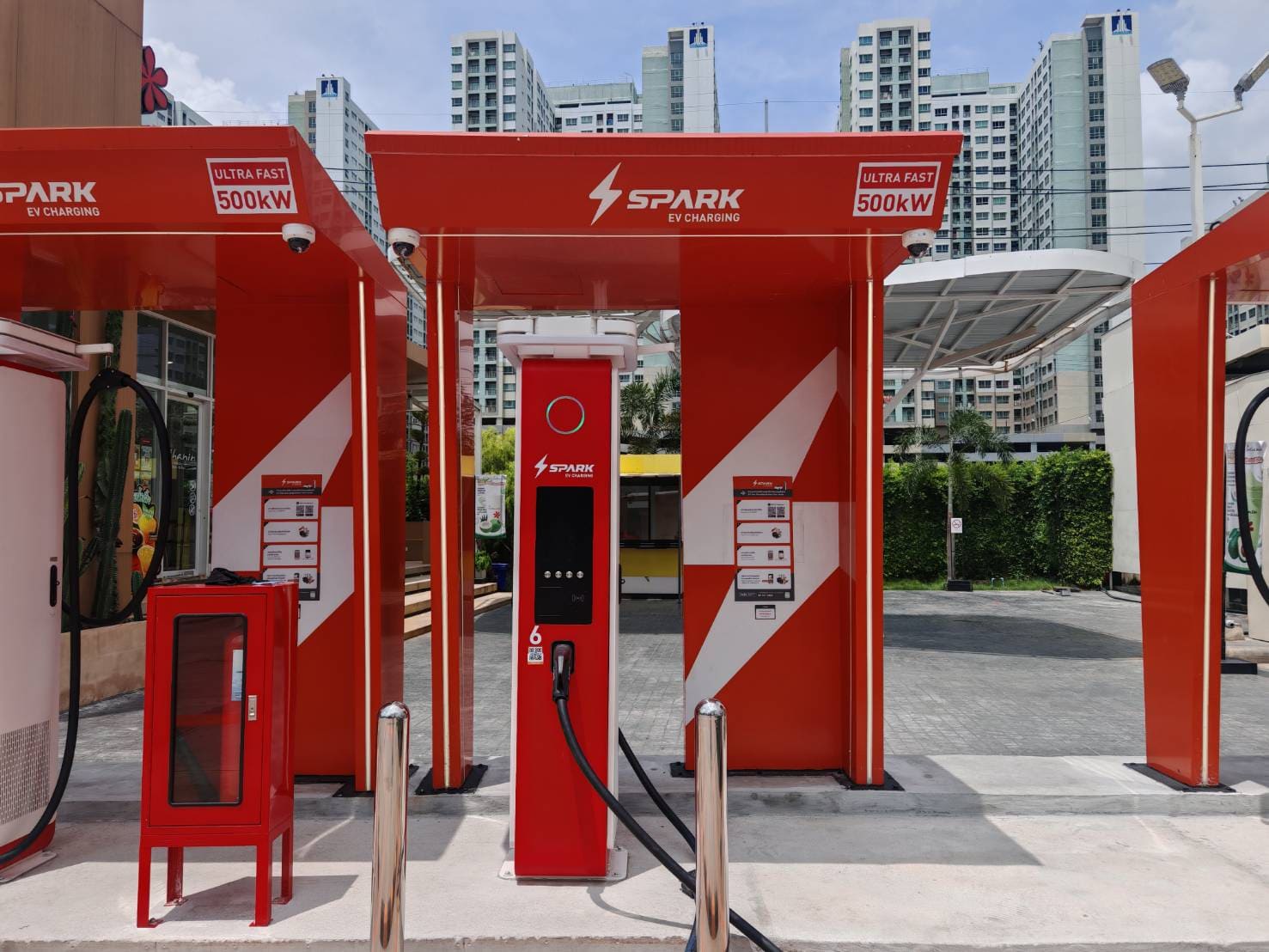 สติ๊กเกอร์ติดตู้ชาร์จรถ EV