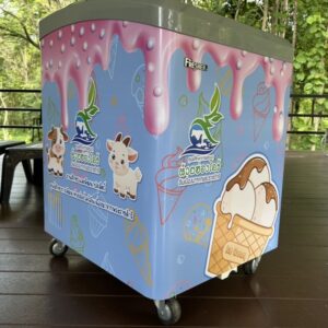 สติ๊กเกอร์ติดตู้ไอติม