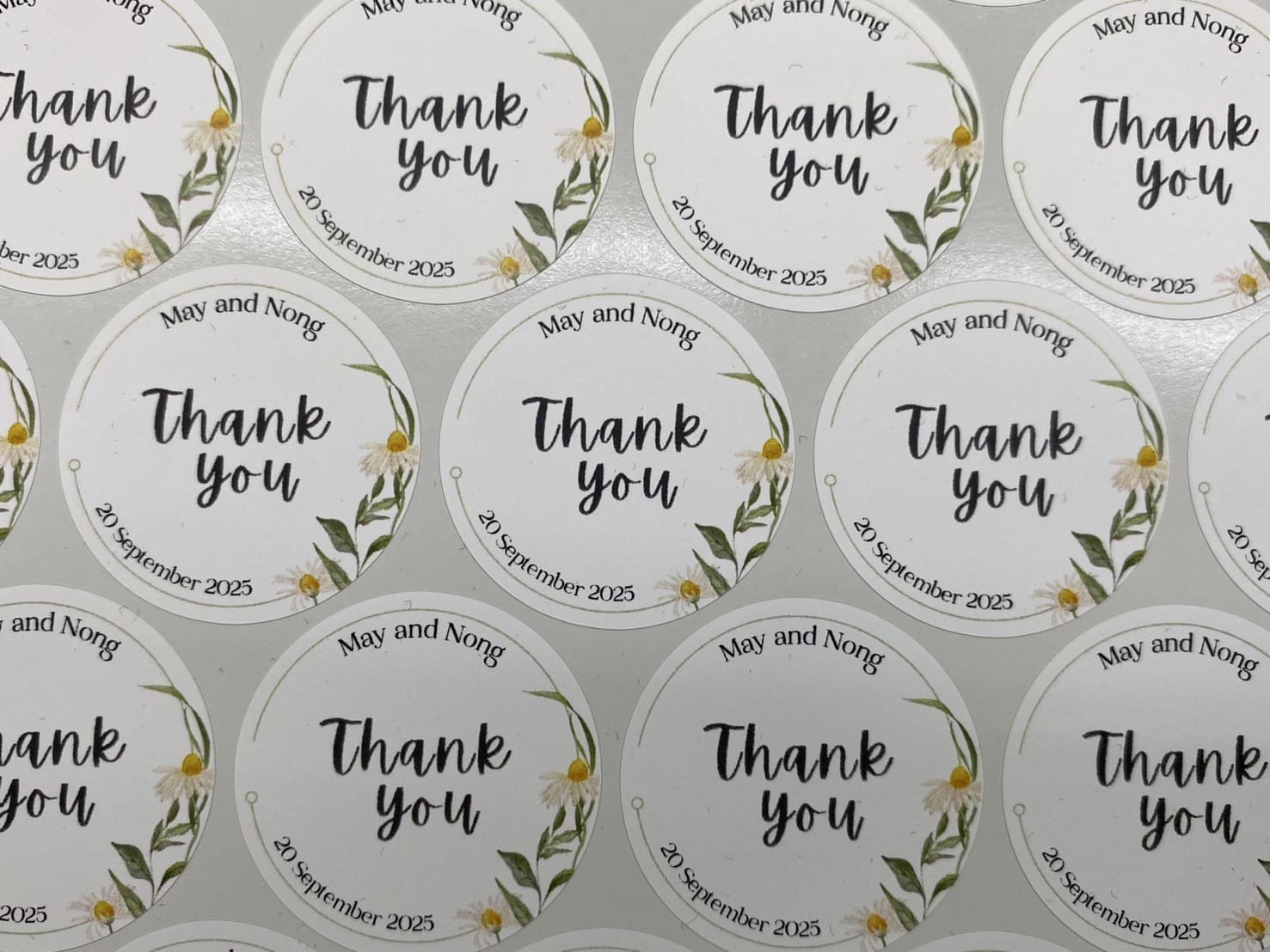 โรงพิมพ์ฉลากของชำร่วย ราคาถูก